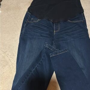 Thyme Maternity Dark Blue Skinny Jeans